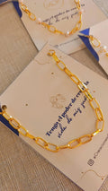 Choker de Cadena Dorada