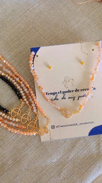 Collar Dije de Dios Murano colores